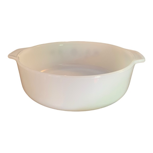 Vintage DYNAWARE PYR-O-REY #17 Brown Floral Daisy Round Casserole Dish 8" - Picture 5 of 9